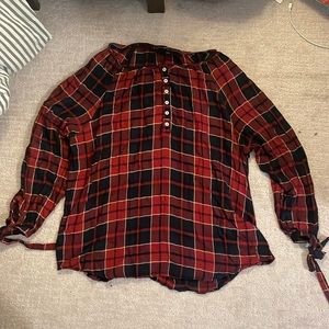 Flannel Max Jeans blouse